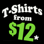 Cheap funny t-shirts priced from $12 -- Cool funny and offensive attitude t-shirts.