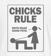 funny chicks rule t-shirt, boys make good pets shirt funny tees
